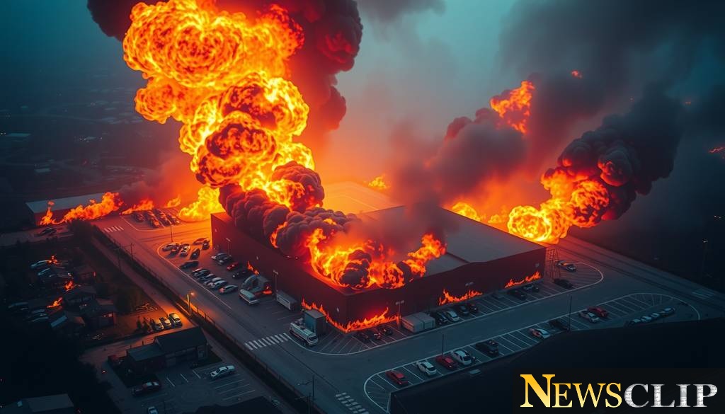 Devastating Warehouse Blaze Disrupts Local Economy: A Closer Look