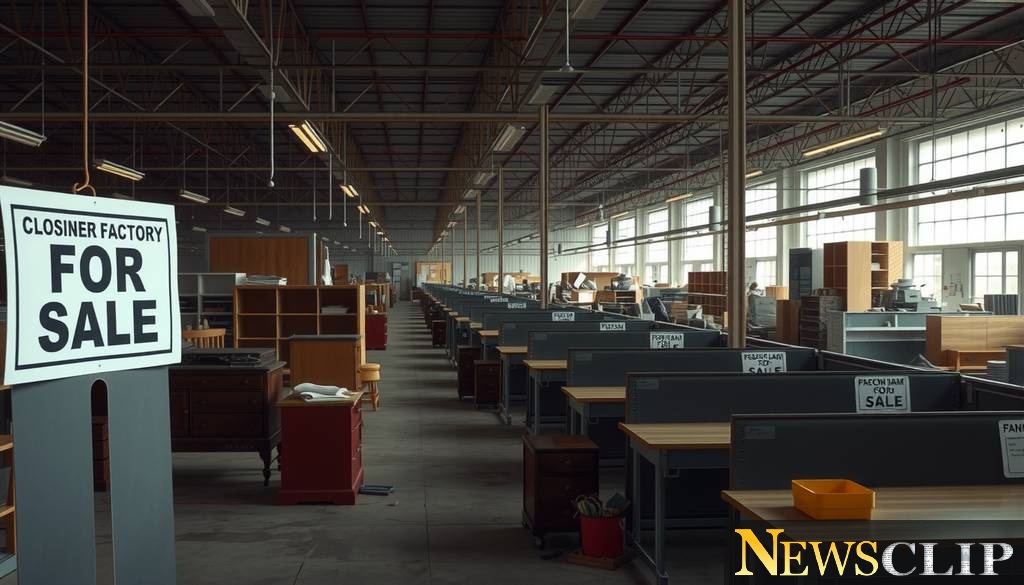 Major Layoffs Hit NC Furniture Maker Near Greensboro