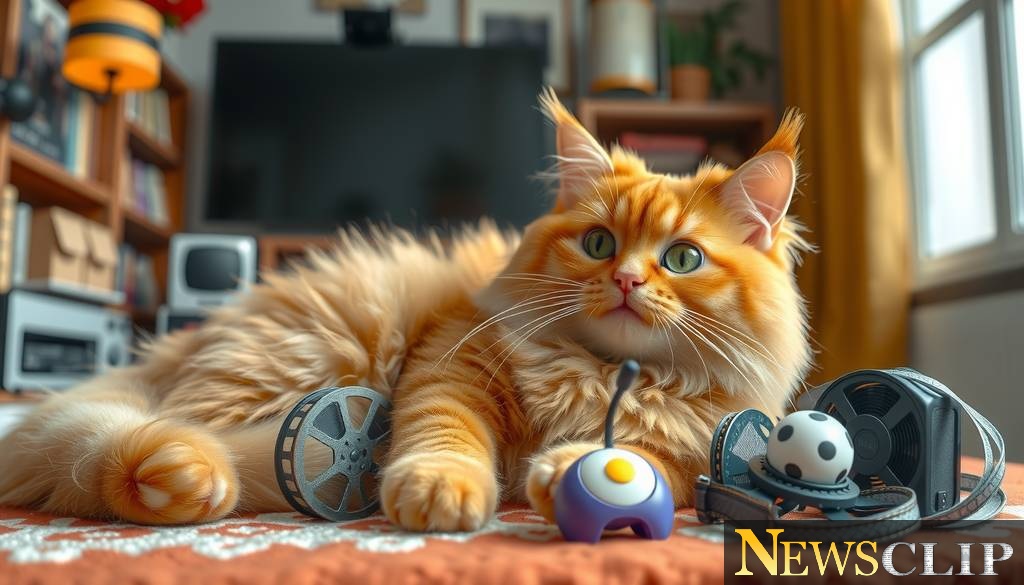 The Feline Star: Why This Orange Persian Cat Is the Only Entertainment We Need