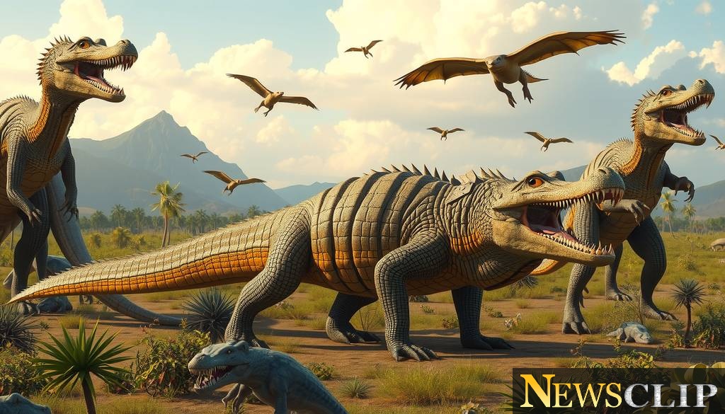 Ancient Aquatic 'Weirdo' Crocodile Ancestor: From Four Legs to Two