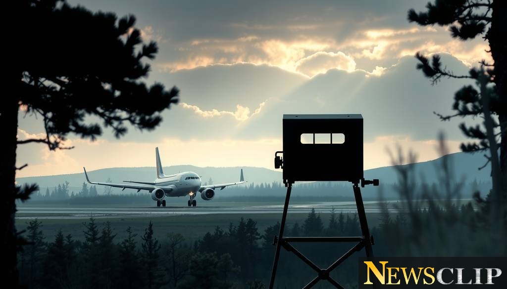 The Unsettling Discovery: A Hunting Stand Near President Trump's Air Force One