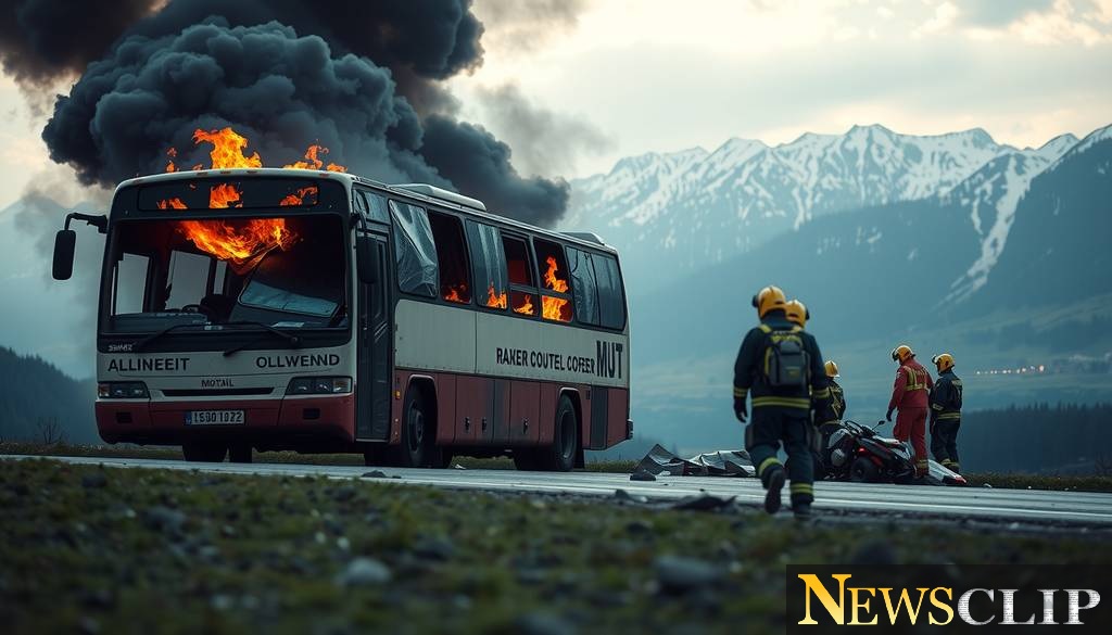 Tragedy Strikes: A Bus Fire in Switzerland Claims Six Lives