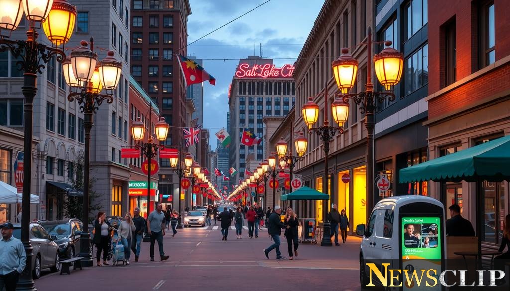 Investing in Joy: Salt Lake City's $400K Bet on Vibrant Downtown Lamp Posts