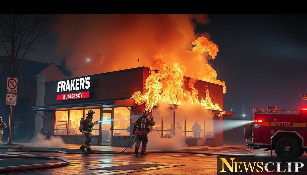 Firefighter Injured in Pigeon Forge Business Blaze