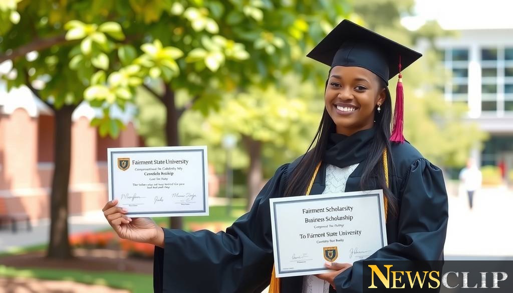 Fairmont State Student Honored with Prestigious Business Scholarship
