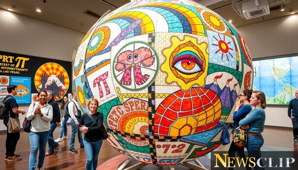 Las Vegas Students Showcase Pi Art at the Sphere