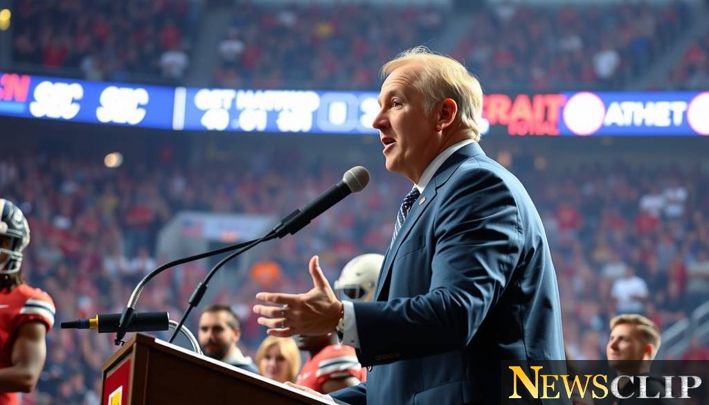 SEC Commissioner Greg Sankey Tackles Misinterpretations in College Sports