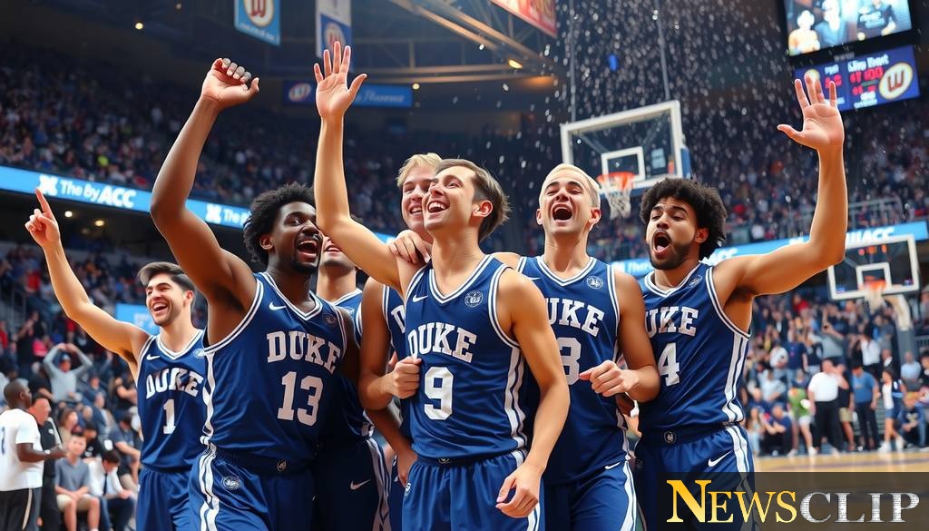 Duke Dominates: Claiming the Top Seed with ACC Championship Glory