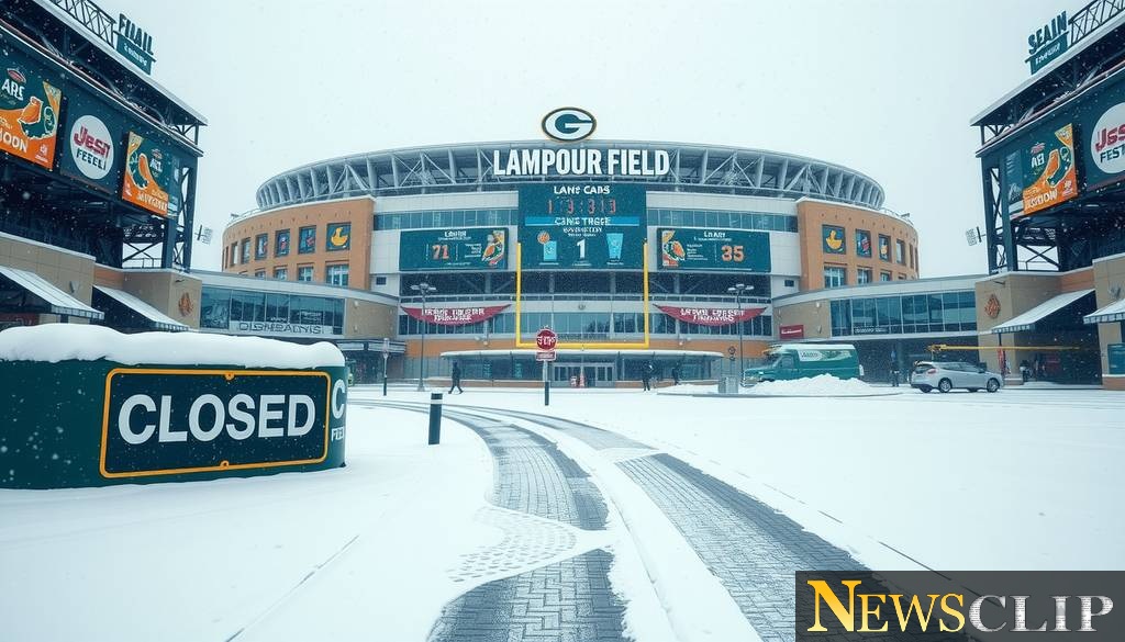 Inclement Weather Forces Closure of Lambeau Field Atrium