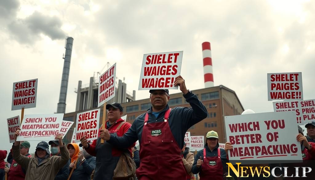 Historic Strike Unfolds at Major U.S. Meatpacking Plant