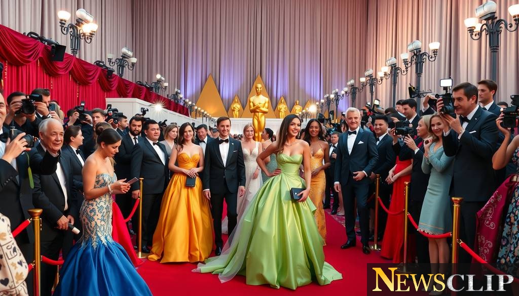 A Colorful Evening: Highlights from the Oscars Red Carpet