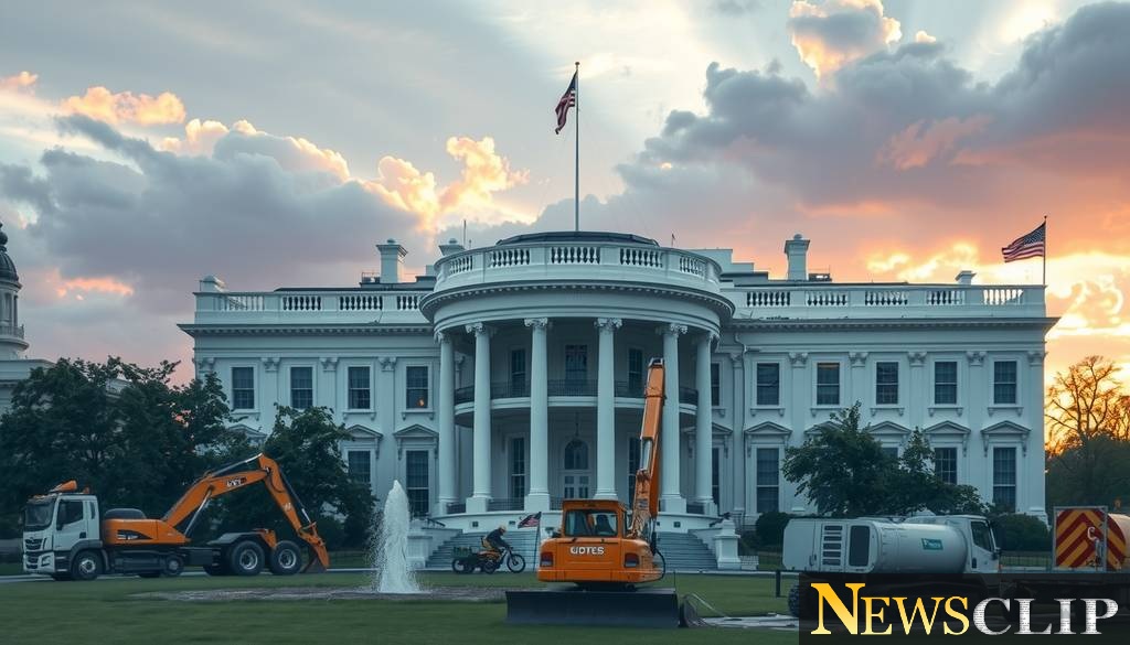 Demolition in the White House: A Controversial Transformation of the East Wing