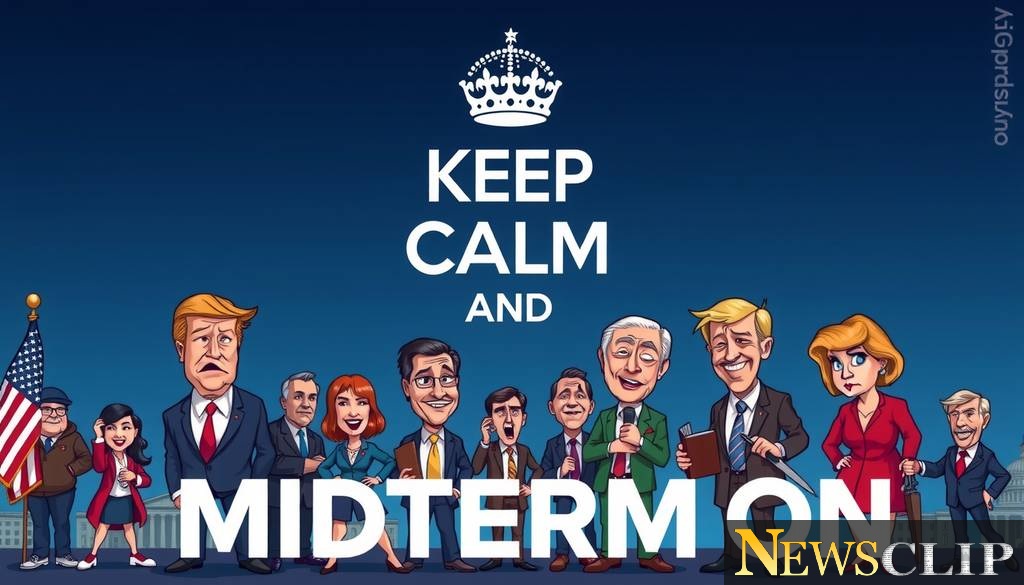 Navigating the Midterms: A Cartoonic Commentary
