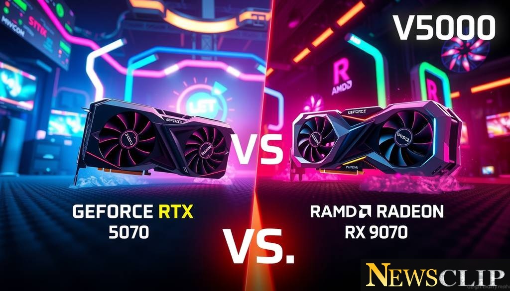 The Battle for Graphics Supremacy: Nvidia GeForce RTX 5070 vs AMD Radeon RX 9070