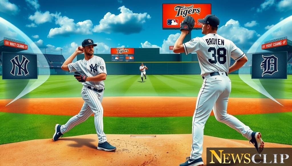 Yankees Clash with Tigers: Schlittler's Debut Meets Valdez's Fire