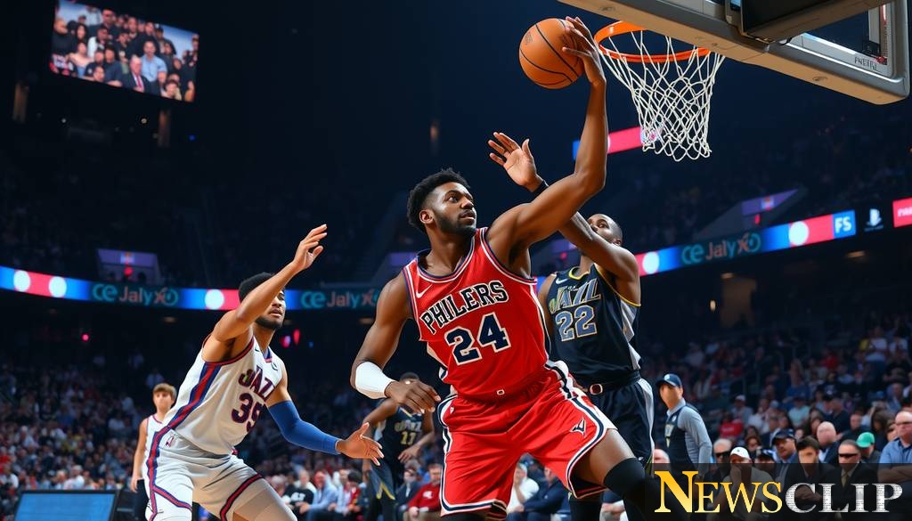 Edgecombe's Stellar Performance Sparks 76ers Victory Over Jazz