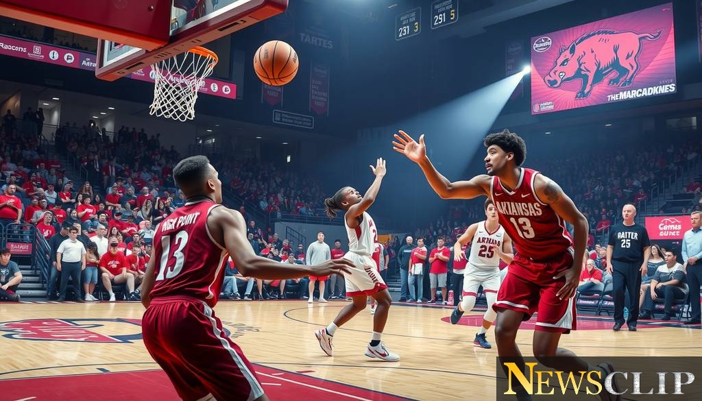 Arkansas Battles Past No. 12 High Point to Secure Sweet 16 Spot