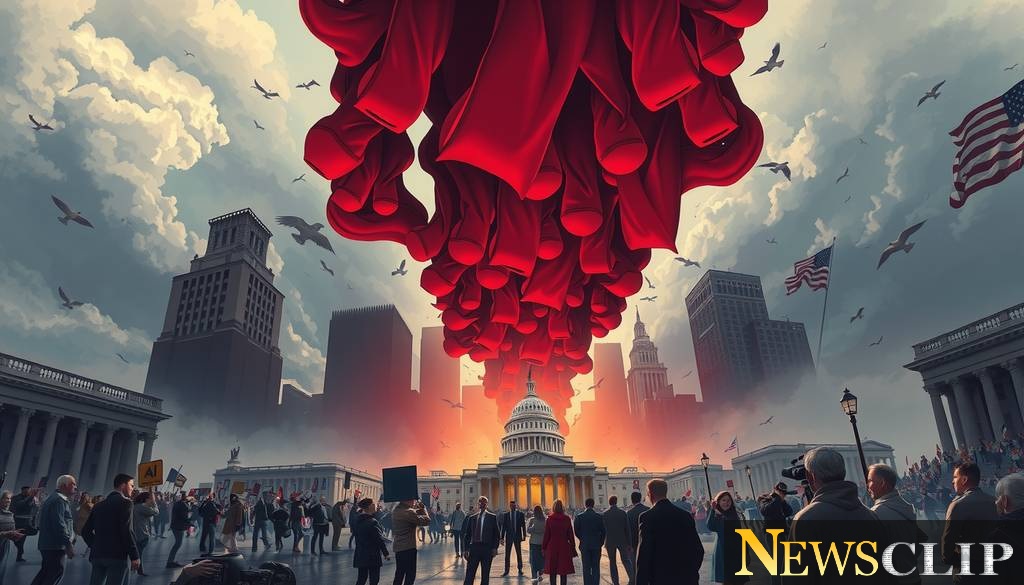 Democracy on the Edge: A Cartoon Analysis