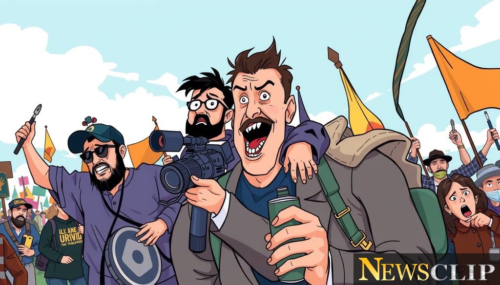 In the Eye of the Storm: Media, Protest, and Public Discourse