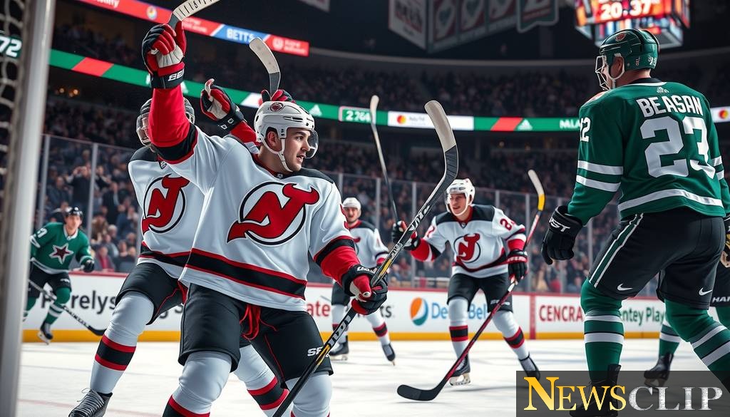 Devils Edge Out Stars in Thrilling 6-4 Showdown
