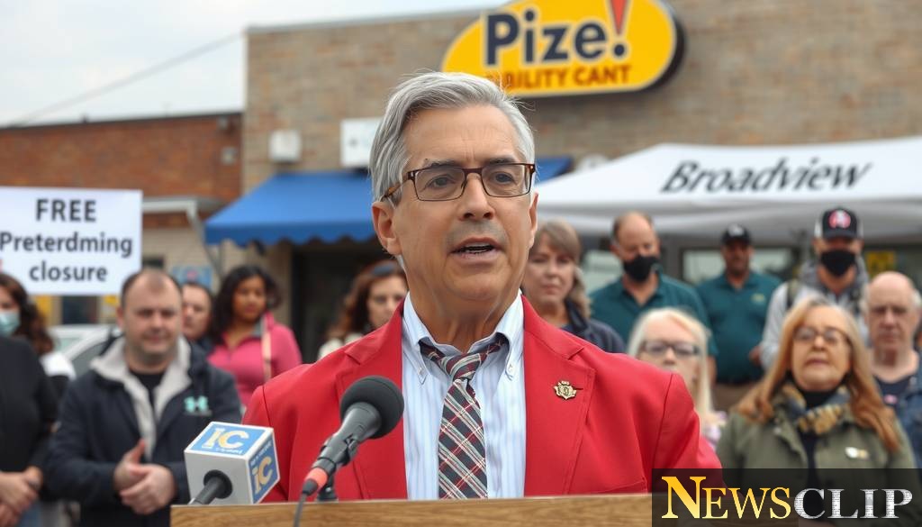 Broadview's Mayor Calls for ICE Facility Closure Amid Business Struggles