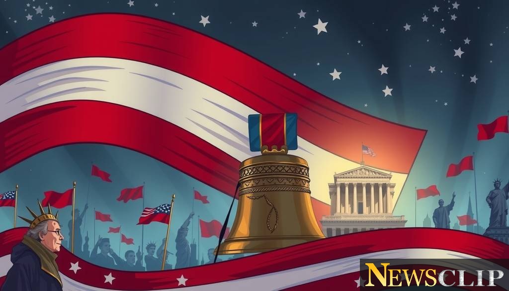 Reflecting on Freedom: America's 250th Birthday Editorial Cartoon