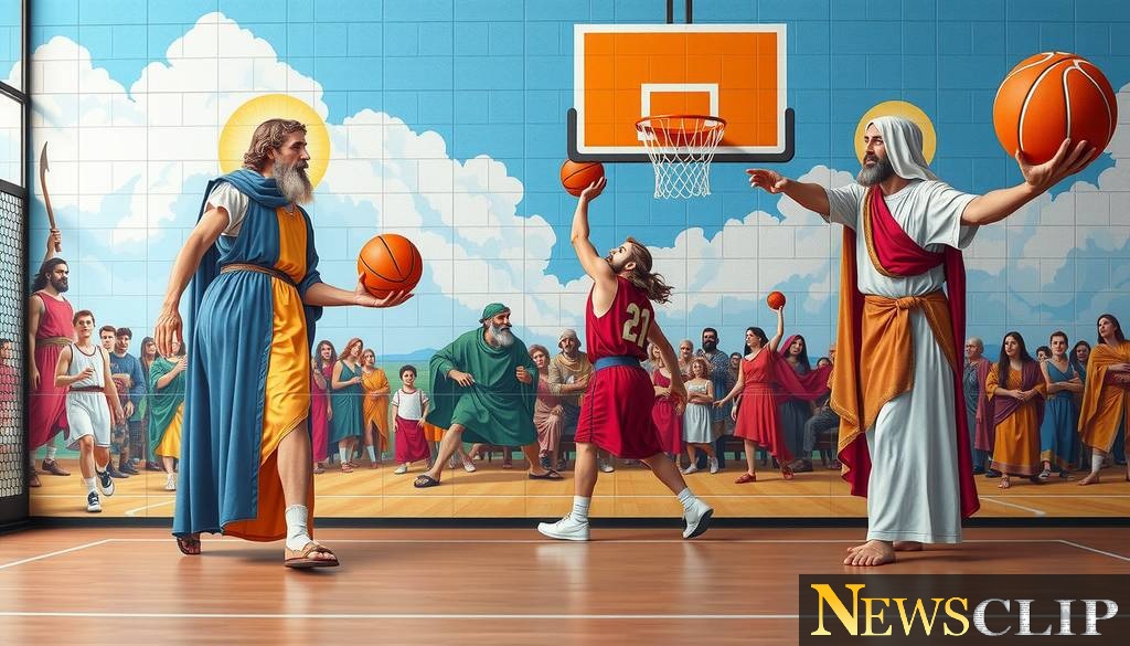 Heavenly Hoops: The Viral Church Gym Murals That Are Redefining Sports Culture