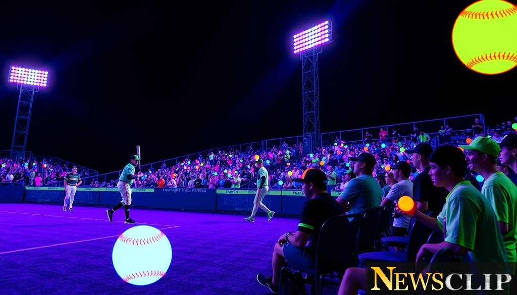 Illuminate Your Night: Cosmic Baseball Sparkles in Birmingham