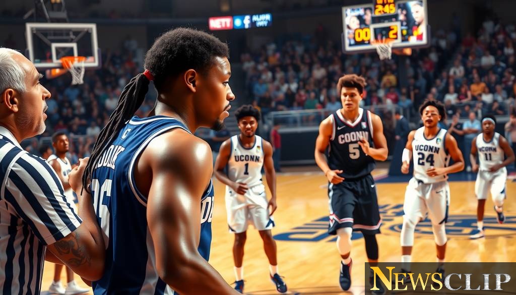 Controversy on the Court: Duke's Announcer Calls for a Technical Foul on UConn