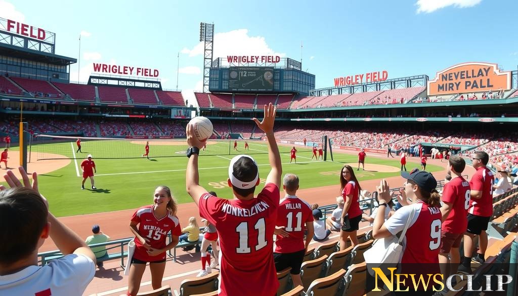 Nebraska Volleyball Takes Center Stage at Wrigley Field
