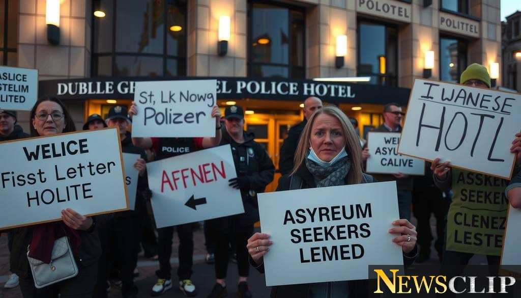 Dublin Protests Escalate: 6 Arrested Amid Tensions at Asylum Seeker Hotel