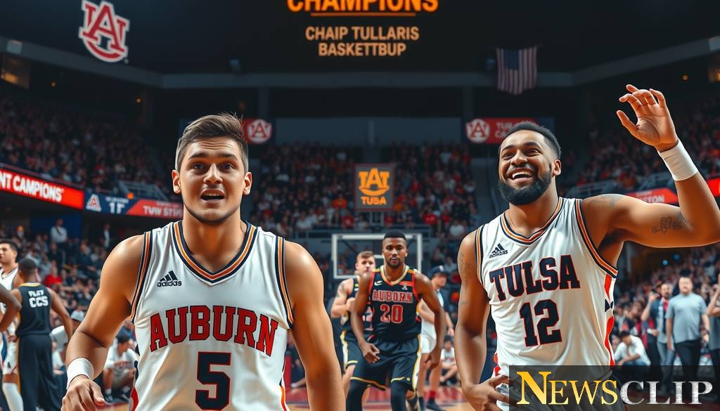 Auburn and Tulsa Set for Epic NIT Championship Showdown