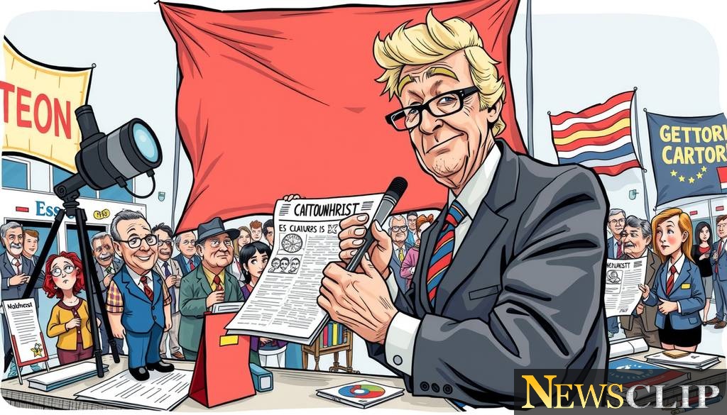 Artistry Meets Commentary: Deciphering Delonas' April Cartoon