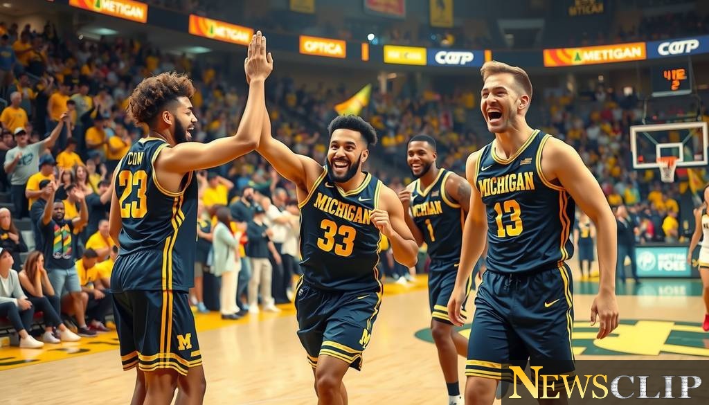 Michigan Dominates Arizona to Reach NCAA Title Game Against UConn