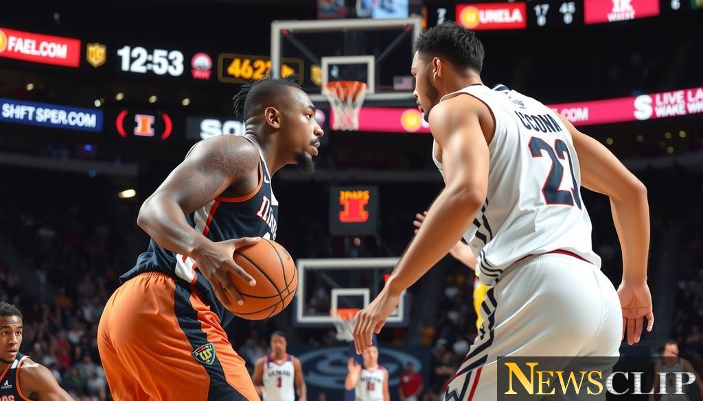 Game Day Showdown: (3) Illinois vs. (2) UConn - A Clash of Titans