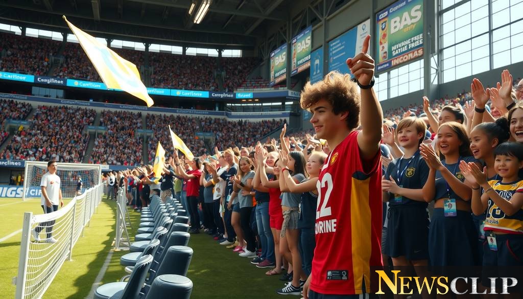Young Sports Star Receives Hero's Welcome After Debut