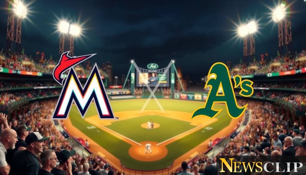 Marlins vs. Athletics: A Battle on the Diamond
