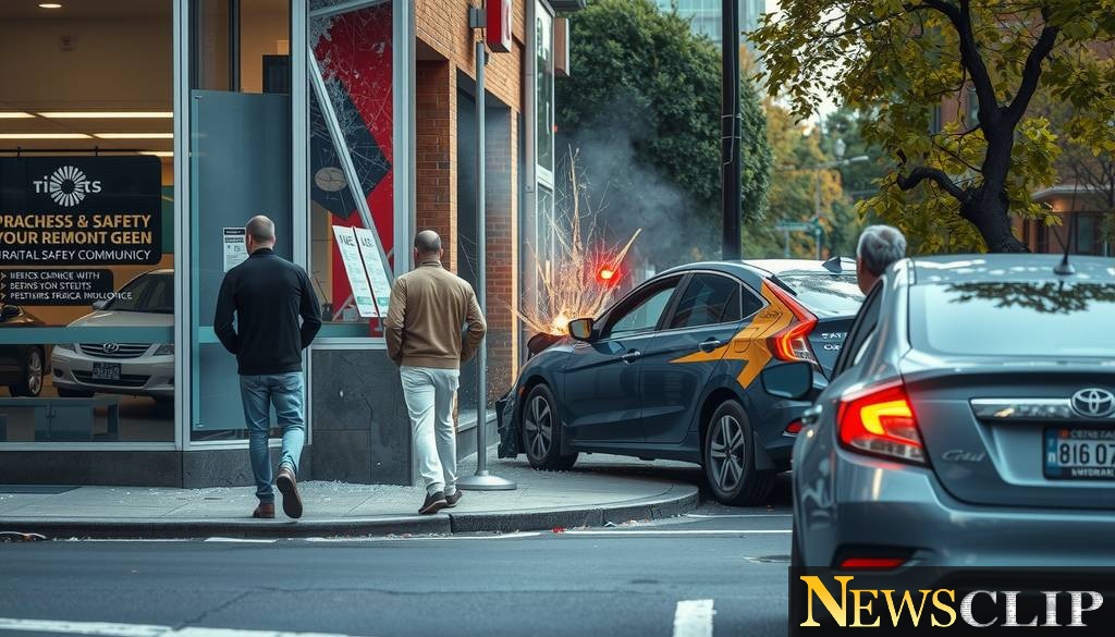A Frightening Collision: Car Crashes into Oakland Park Business