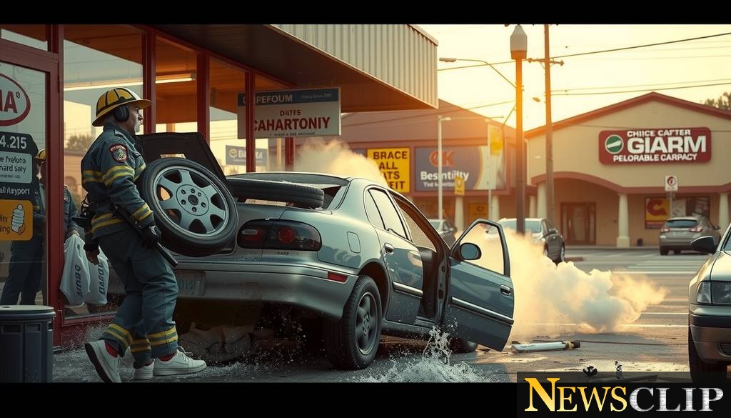 Collision and Its Consequences: A Vehicle Crash in Oakland Park