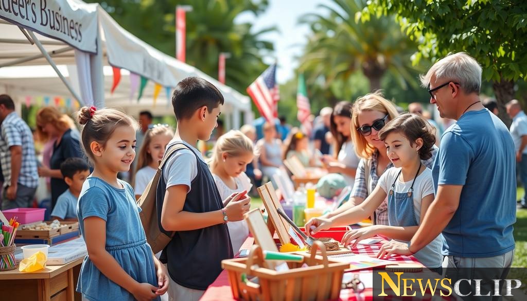 Young Entrepreneurs Step Up at Mount Crawford's Children's Business Fair
