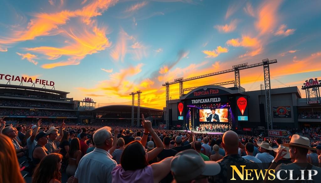 Country Stars Shine This Summer: Rays Unveil Concert Lineup at Tropicana Field