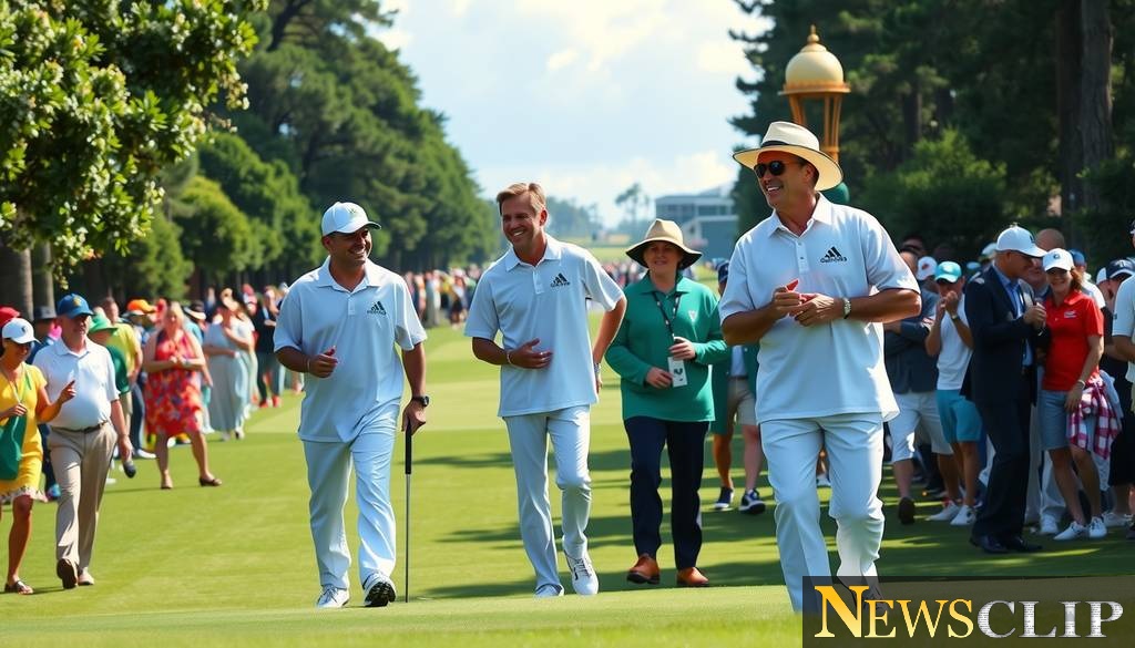 Celebrity Caddies Take Center Stage at Augusta's Par 3 Contest