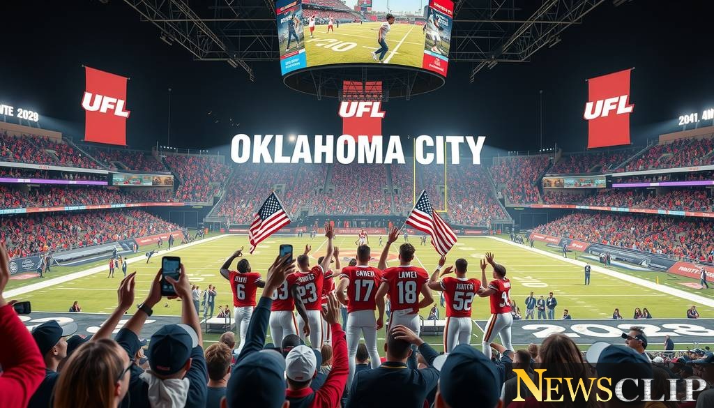 UFL Announces Oklahoma City Team Set to Launch in 2028