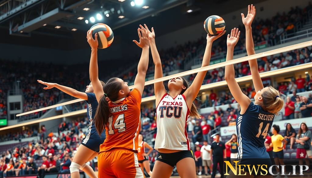 A Riveting Spring Match: Texas Volleyball Takes on TCU at the Rec Center