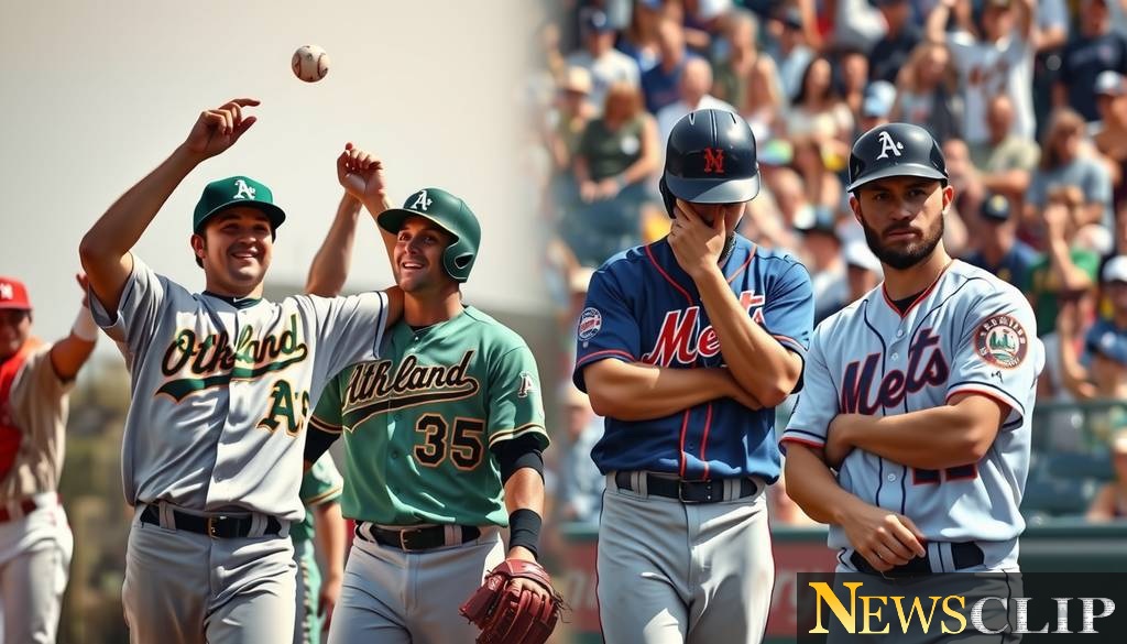 Athletics Celebrate Milestones While Mets Seek Solutions