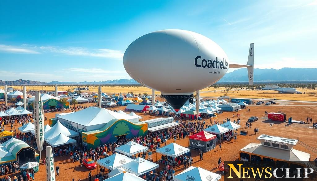 Soaring High: My Blimp Adventure Over Coachella