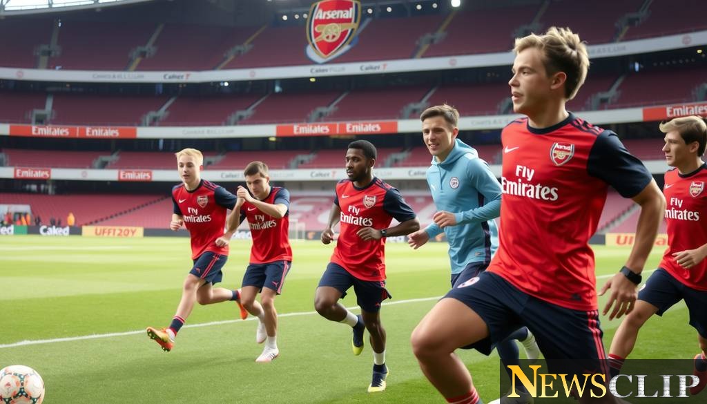 Arsenal's Rising Stars: 6 Youth Players Step Up for Senior Training Ahead of Sporting Clash