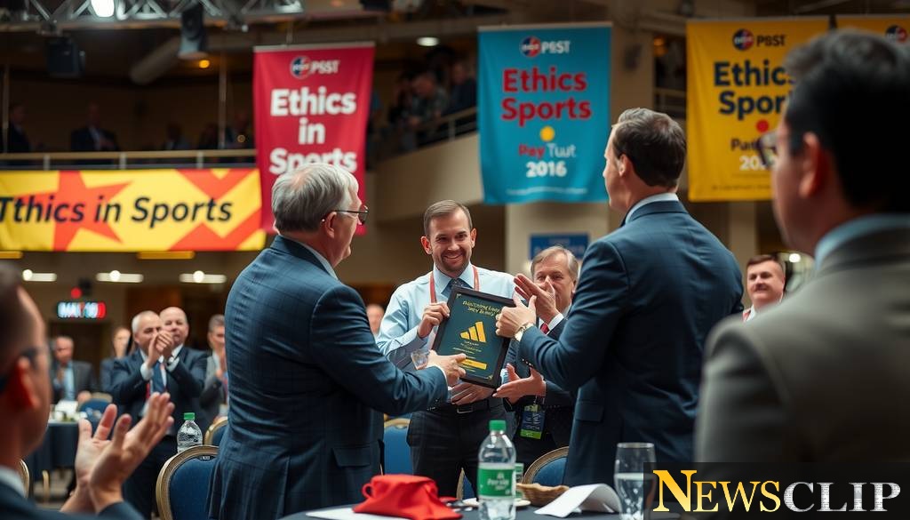 Honoring Integrity: Matteo Williams Receives the Phil Womble Ethics in Sports Award
