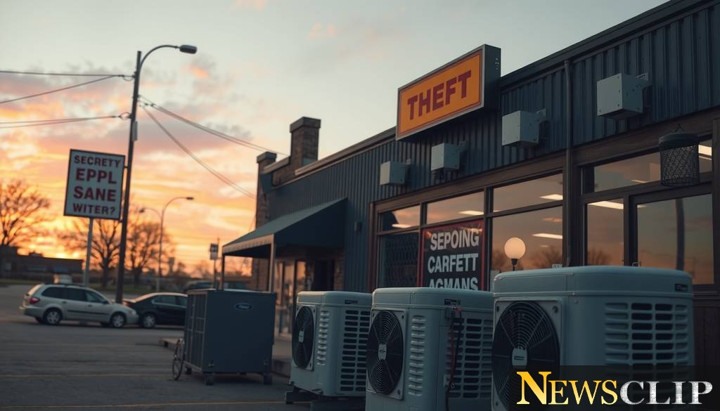 The Price of Comfort: $20,000 in AC Units Stolen from Sioux Falls Business