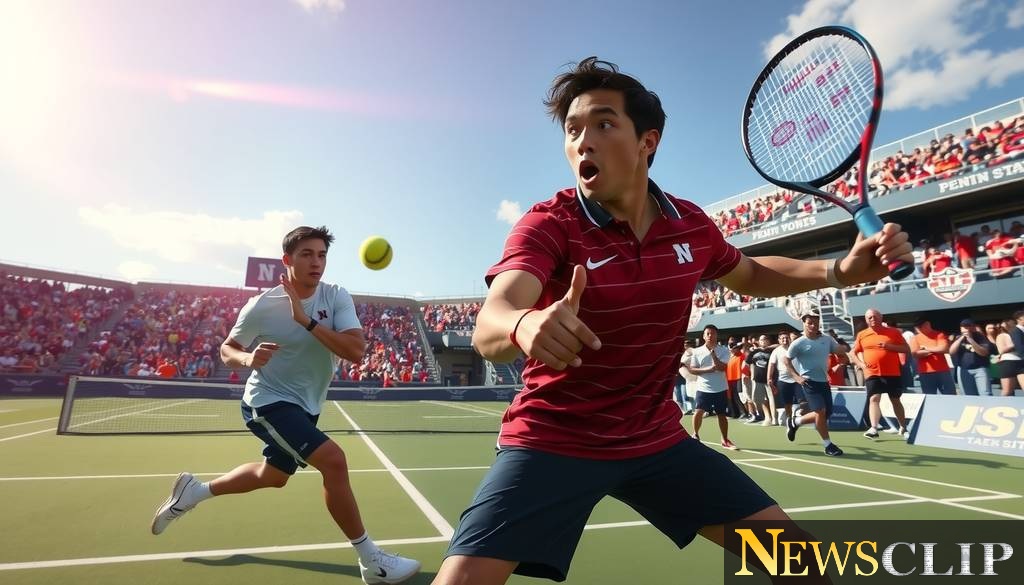 Nebraska Men's Tennis Crushes Penn State in a Thrilling Conference Showdown